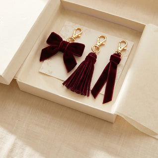 The Strap Set, Velvet Bag Charms