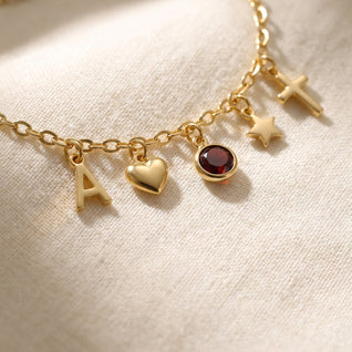 The Charm Bar Bracelet, Pick Five