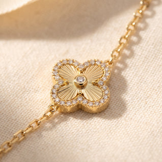 The Clover Stack: Three Bracelets, $39