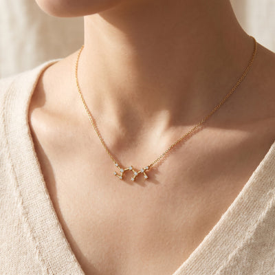 Her Sign: Zodiac Constellation Necklace photo 4