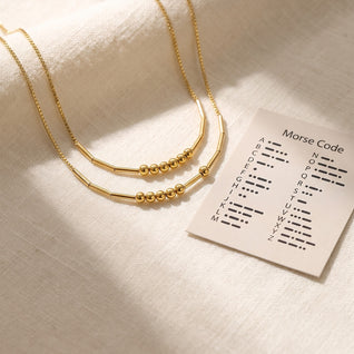 The Coded Pair, Morse Code Necklace