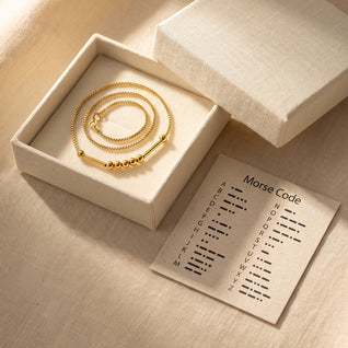 The Coded Pair, Morse Code Necklace