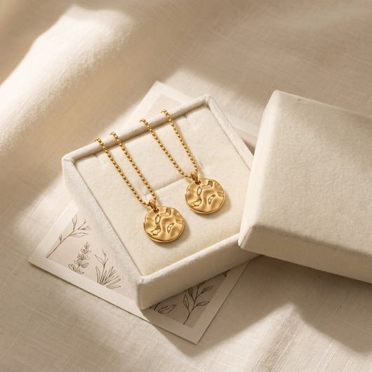 The Coin: Hammered Medallion Necklace photo 3