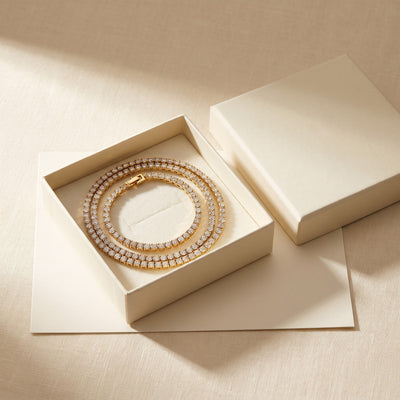 The Line: 3 mm Tennis Necklace photo 3